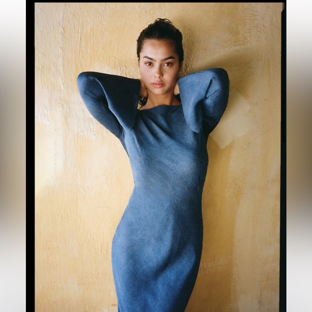 Authentic Realization Par The Gia dress in Denim - Size small